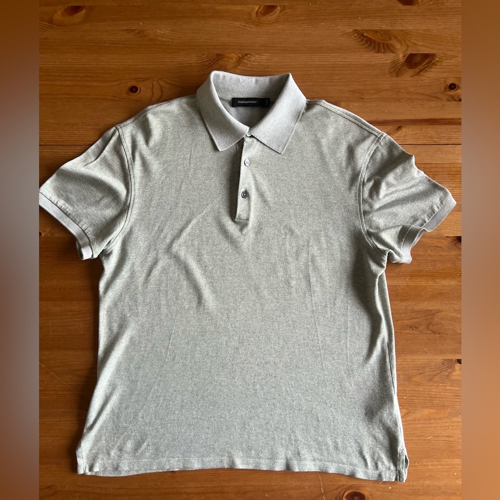 Zegna Mens Cotton Polo